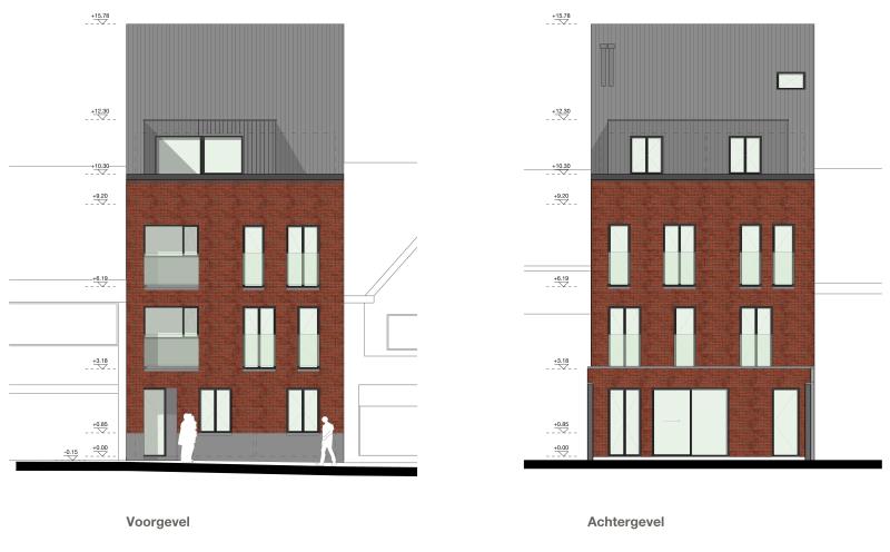 project Ooigem, Bavikhoofsestraat - 4 koopappartementen (nieuwbouw)